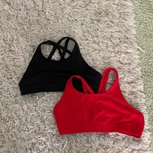 Women's Two Pack of Sports Bras!!